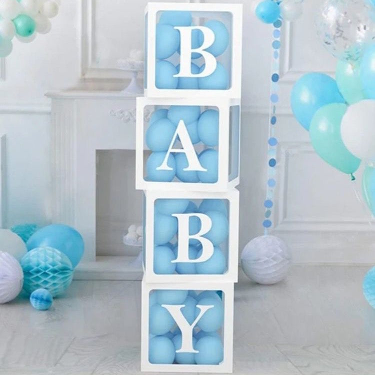 Light Up Baby Balloon Display Box
