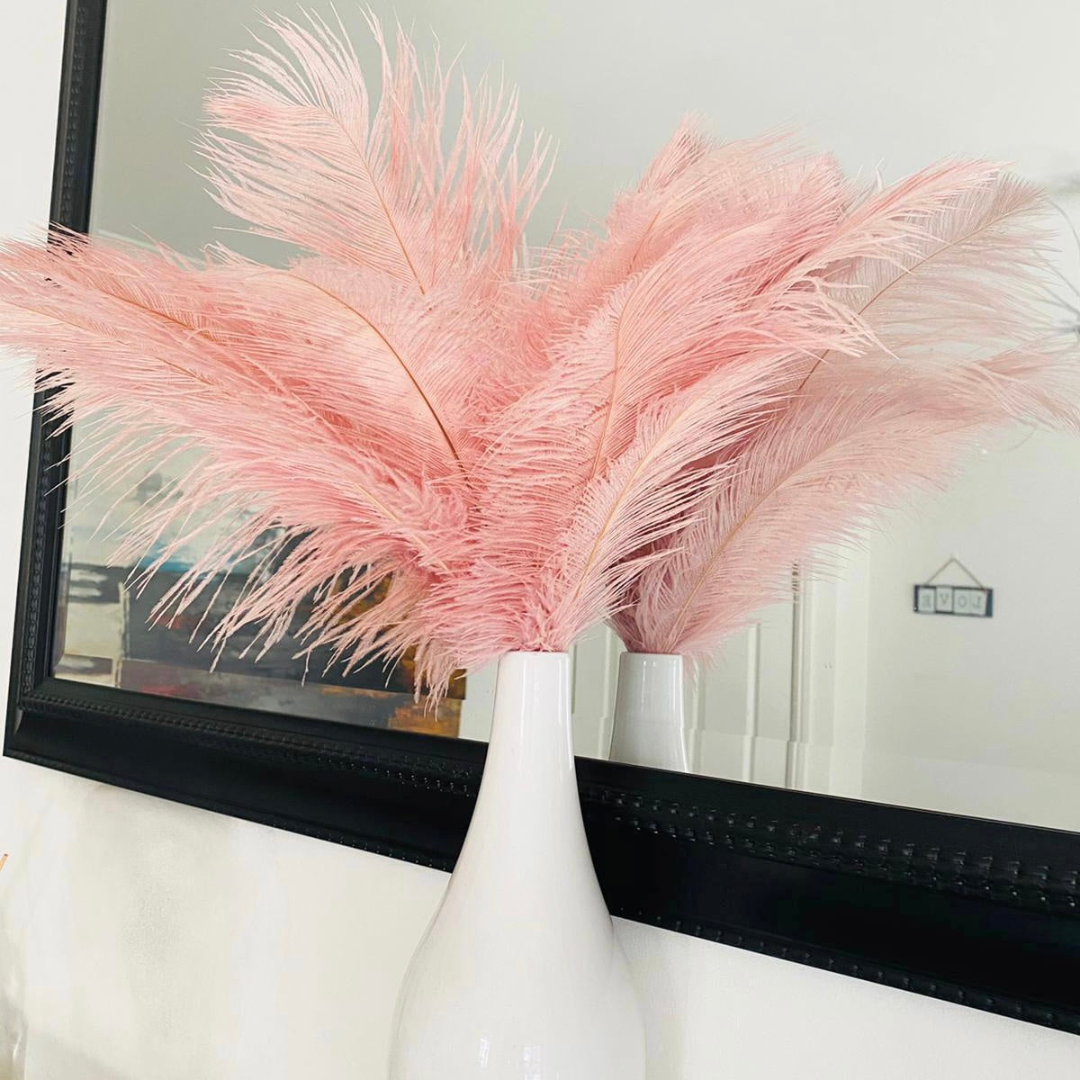 Fluffy ' 𝓑𝓵𝓾𝓼𝓱' Ostrich Feather Bouquet