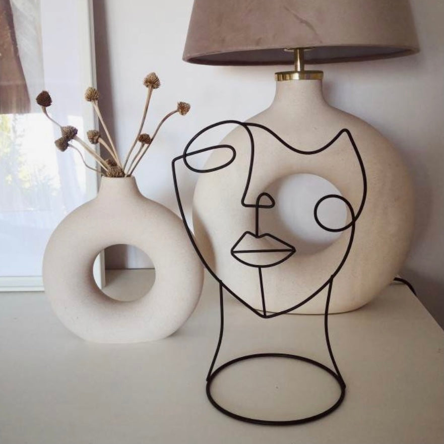 Abstract Character wire ‘ SIENNA ’ Handmade Sculpture