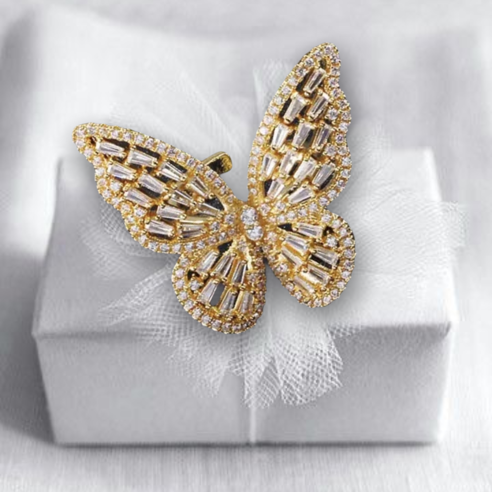 Beautiful Butterfly Bling Ring - Pretty Little Presents