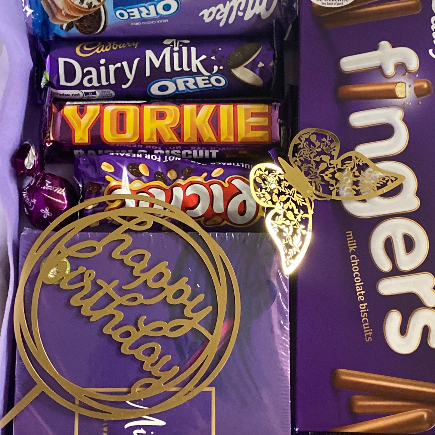 Chocolate Lovers ' 𝓟𝓾𝓻𝓹𝓵𝓮 𝓡𝓪𝓲𝓷' Letterbox Gift