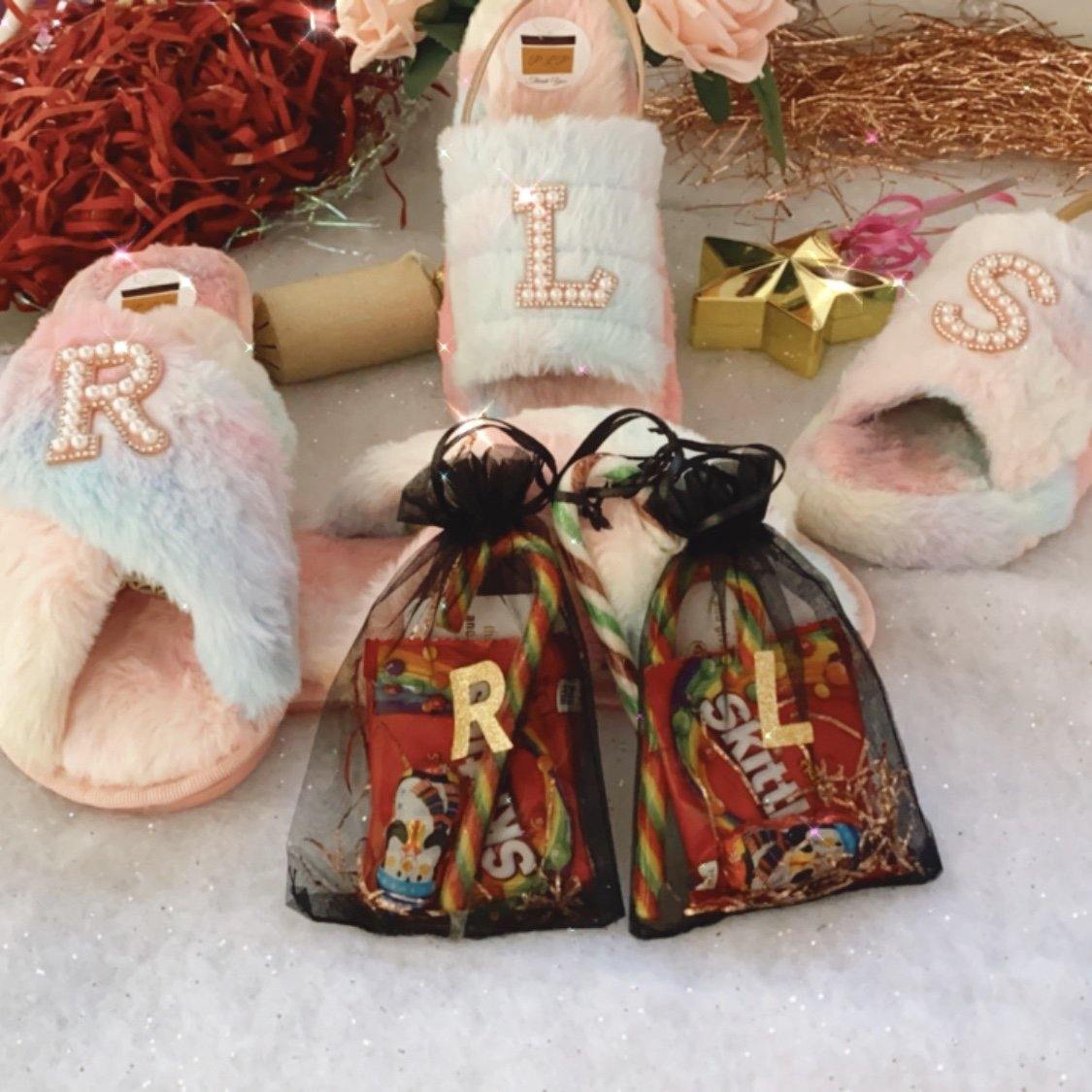 Mummy & Me Fluffy & Soft Faux Fur Slipper Set. - Pretty Little Presents