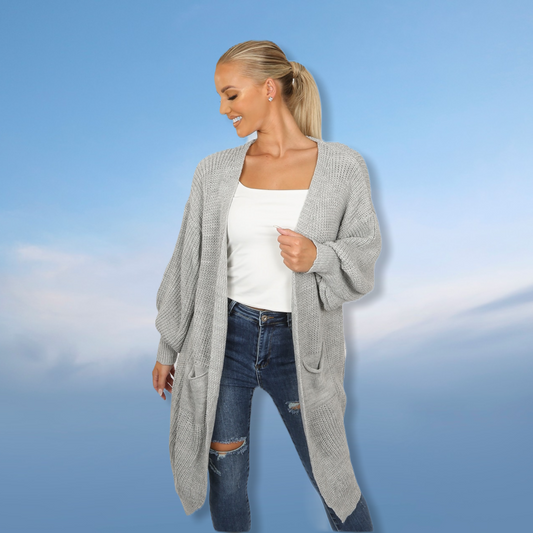 Luxurious Long Line Ladies 𝓛𝓪𝓻𝓪 Cardigan. - Pretty Little Presents