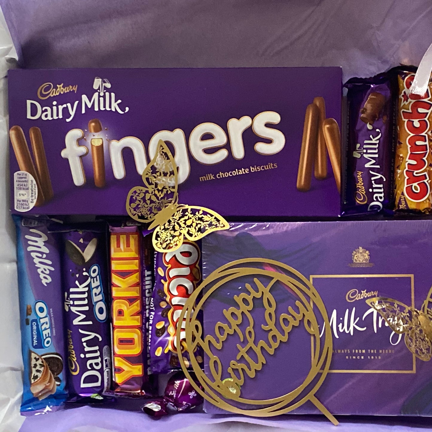 Chocolate Lovers ' 𝓟𝓾𝓻𝓹𝓵𝓮 𝓡𝓪𝓲𝓷' Letterbox Gift