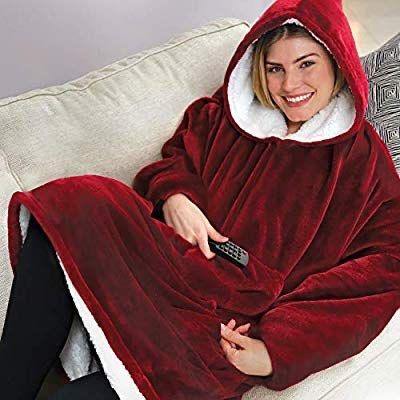 Giant Thick Fluffy ‘𝓖𝓮𝓸𝓻𝓰𝓪’Hoodie Blanket - Pretty Little Presents