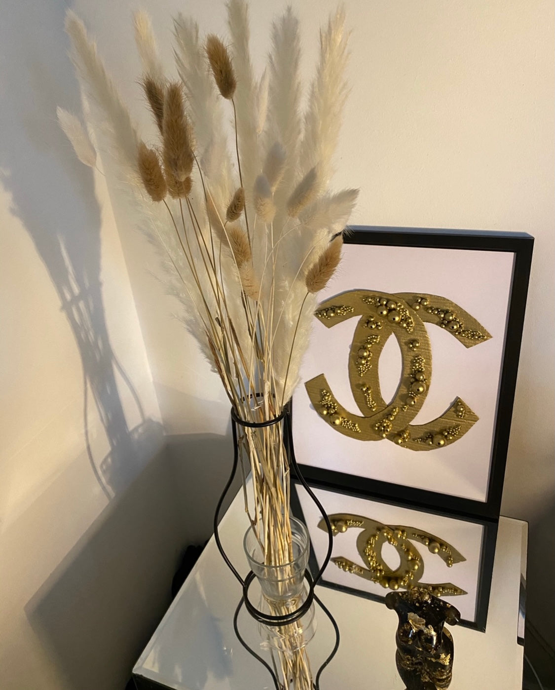 Mixed Bunny Tails & Pampas Stem 𝓝𝓪𝓷𝓬𝔂 Bouquet