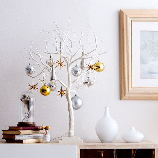 LED White Twig Tree