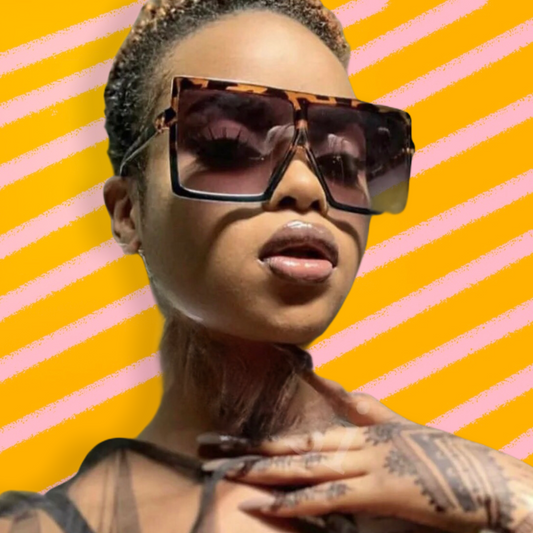 Oversized Statement ‘𝓟𝓪𝓶𝓶𝔂’ Sunglasses - Pretty Little Presents