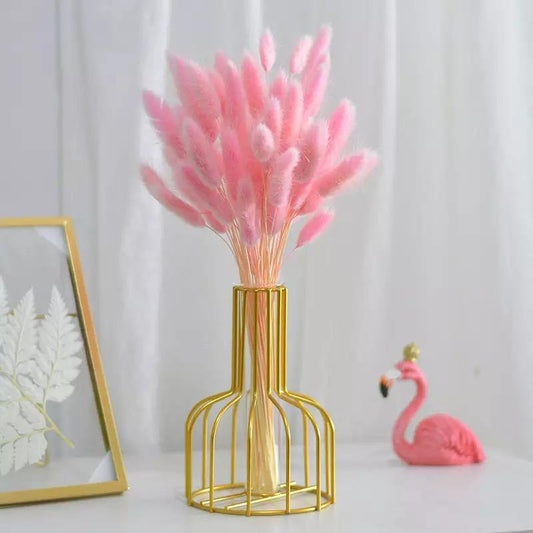 Pink ‘𝓒𝓪𝓷𝓭𝔂 𝓕𝓵𝓸𝓼𝓼’ Fluffy Pampas Bunny Tails - Pretty Little Presents