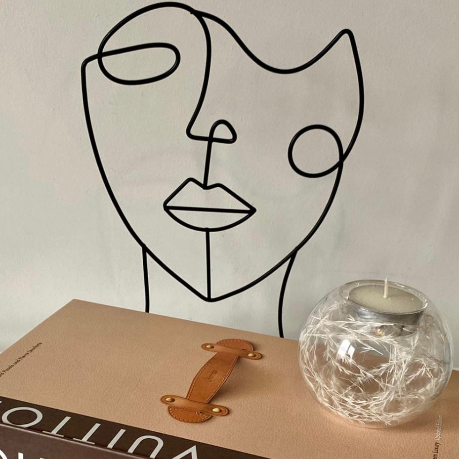 Abstract Character wire ‘ SIENNA ’ Handmade Sculpture