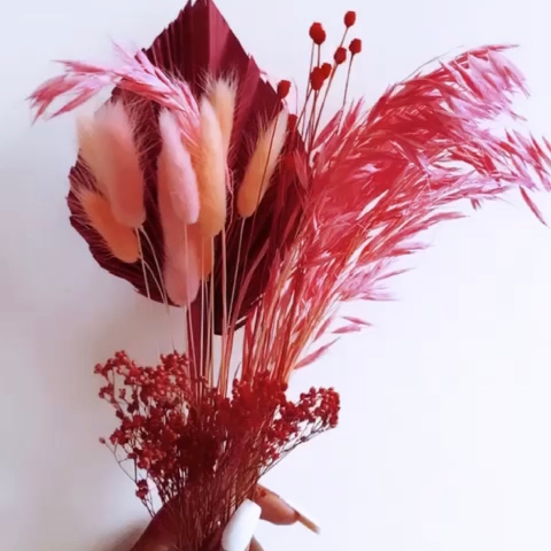 Palm Spear & Pampas  ‘ Ivy Rose ’ Bouquet