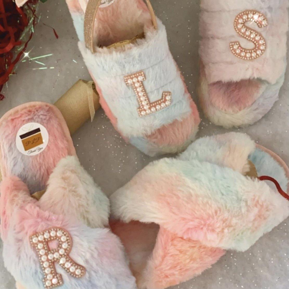 Mummy & Me Fluffy & Soft Faux Fur Slipper Set. - Pretty Little Presents