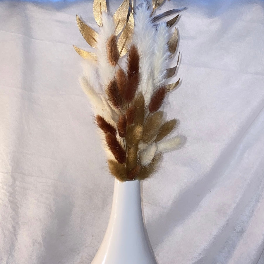 Fluffy ‘𝓦𝓸𝓸𝓭𝔂’ Mixed Pampas Bunny Tails