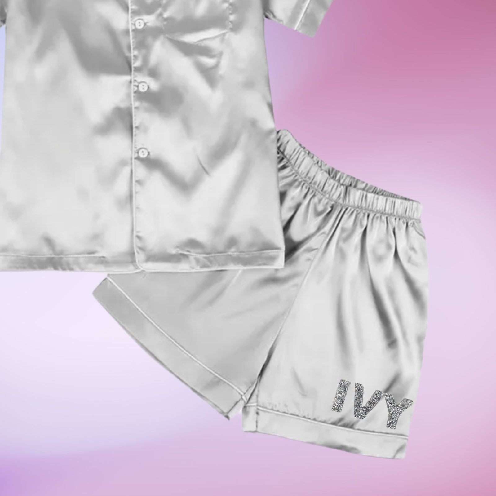 Personalised Silk 𝓕𝓵𝓸𝓻𝓮𝓷𝓬𝓮 Pyjamas - Pretty Little Presents