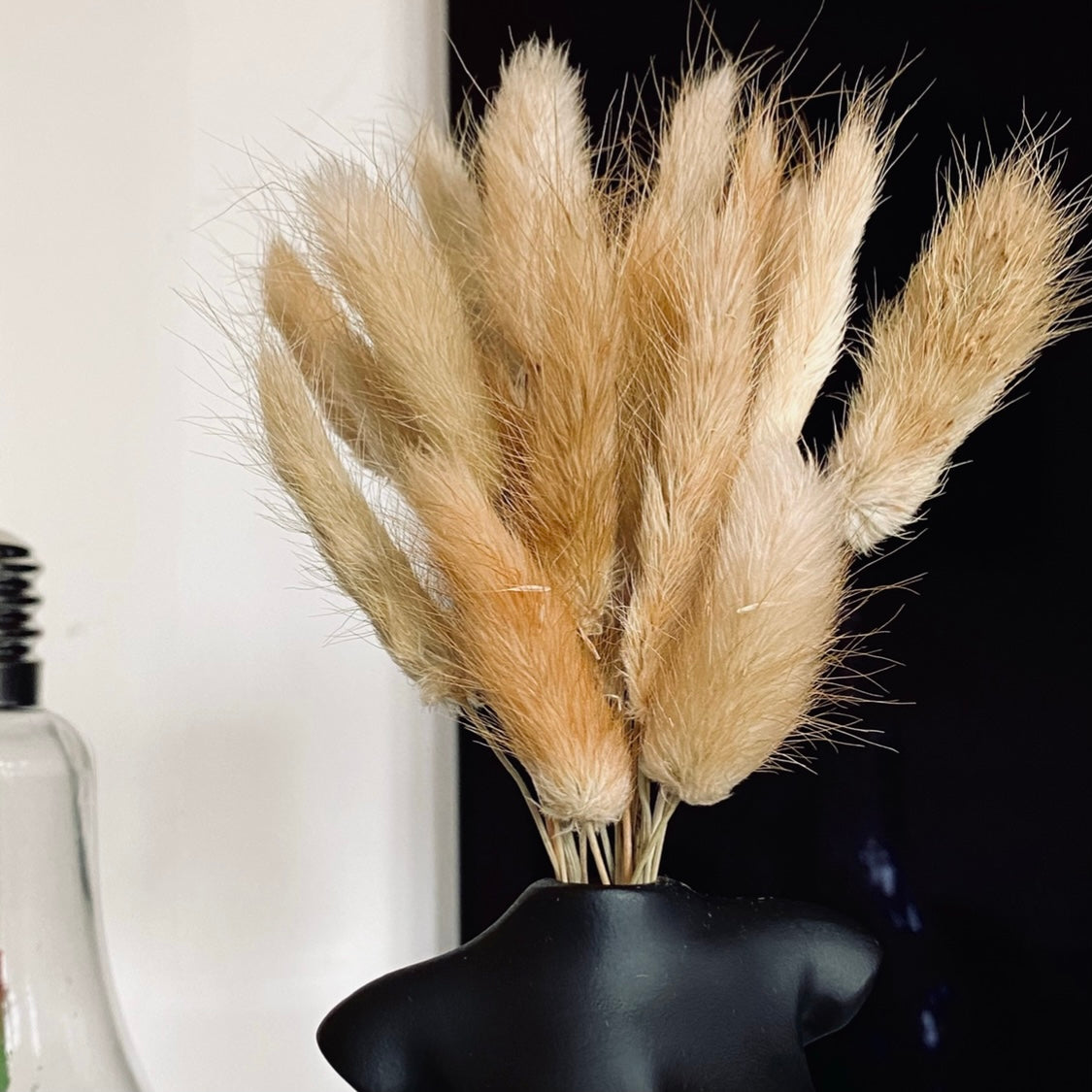 ‘ NATURAL TAN ’ Fluffy Pampas Bunny Tails