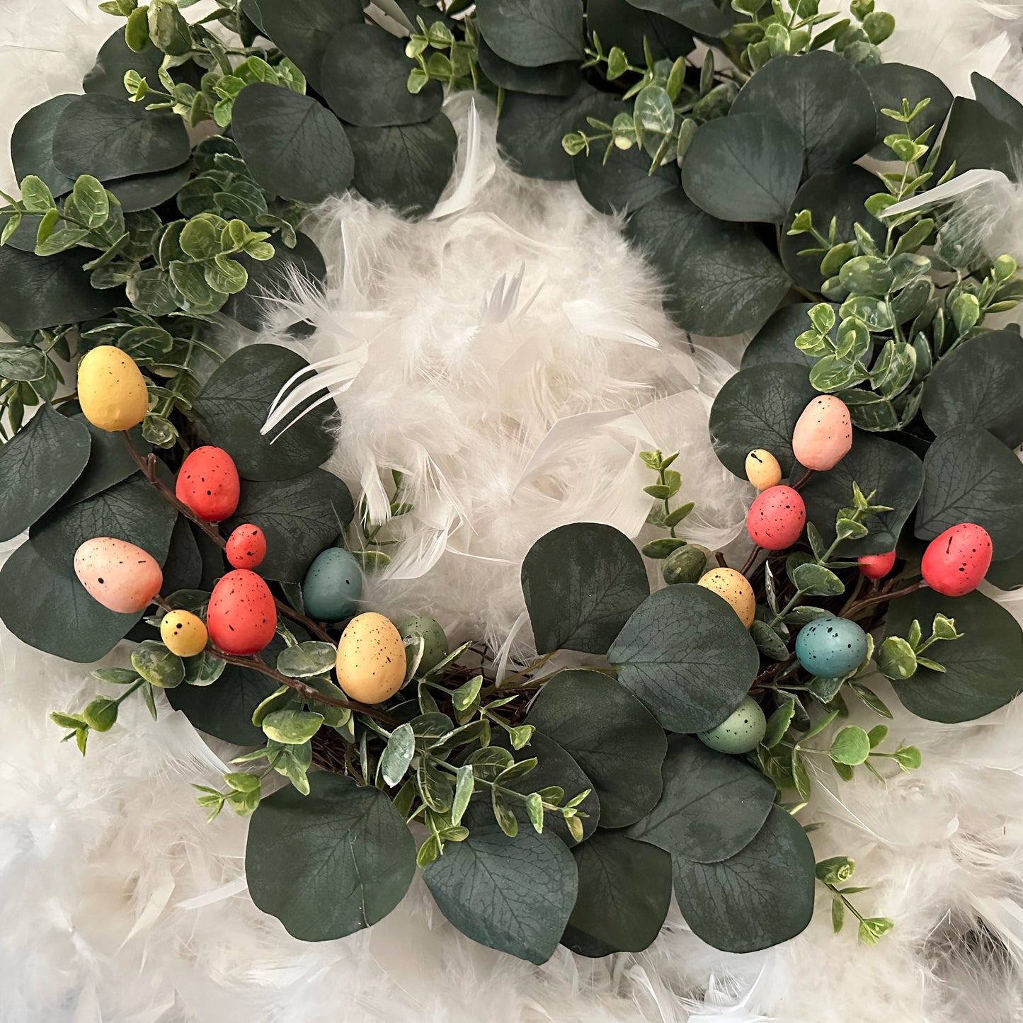 Eucalyptus Easter Egg Wreath